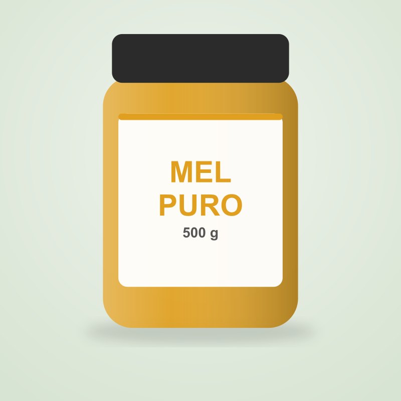 Mel puro 500 g